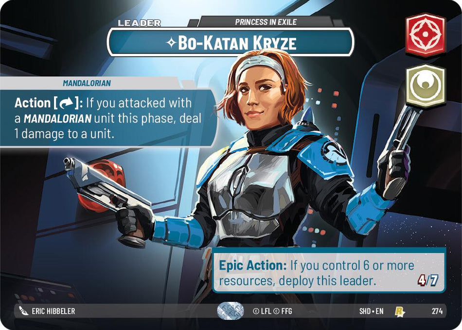 Bo-Katan Kryze - Princess in Exile (274) (Showcase) (274) [Shadows of the Galaxy]