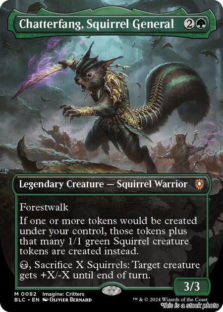 Chatterfang, Squirrel General (Borderless)