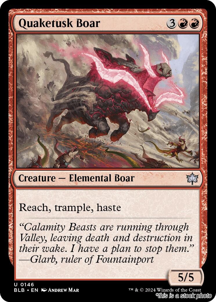Quaketusk Boar
