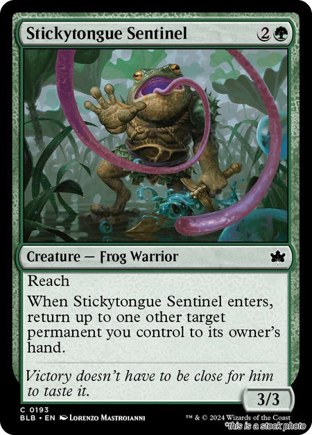 Stickytongue Sentinel
