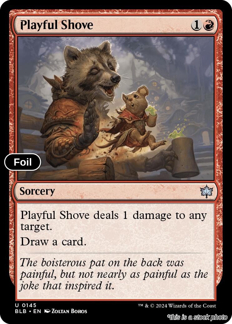 Playful Shove