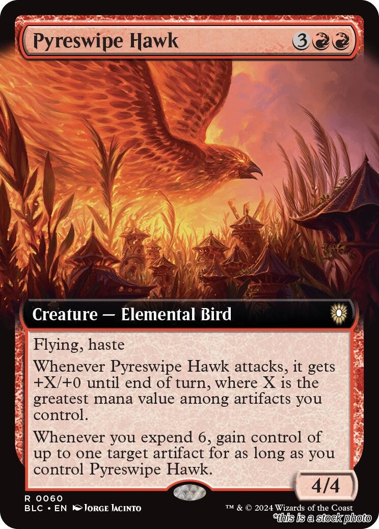 Pyreswipe Hawk (Extended Art)