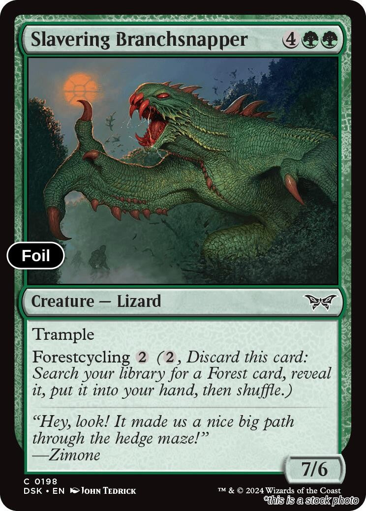 Slavering Branchsnapper