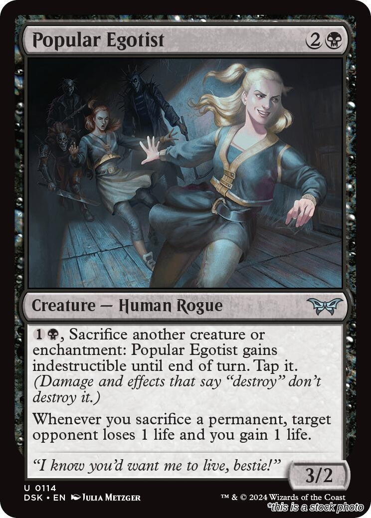 Popular Egotist