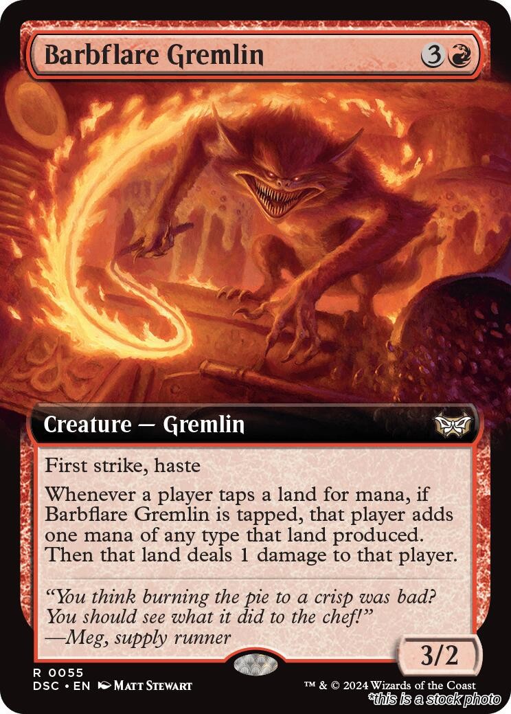 Barbflare Gremlin (Extended Art)