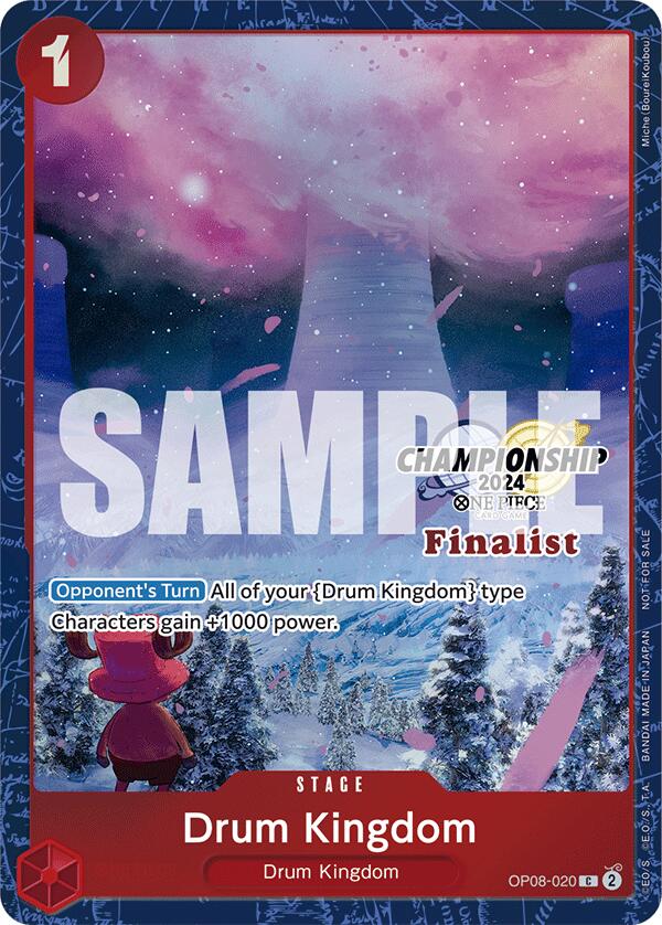 Drum Kingdom (Championship 2024 Finalist Card Set) [One Piece Promotion Cards]