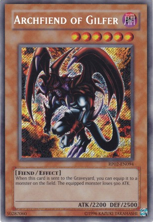 Archfiend of Gilfer [RP02-EN094] Secret Rare