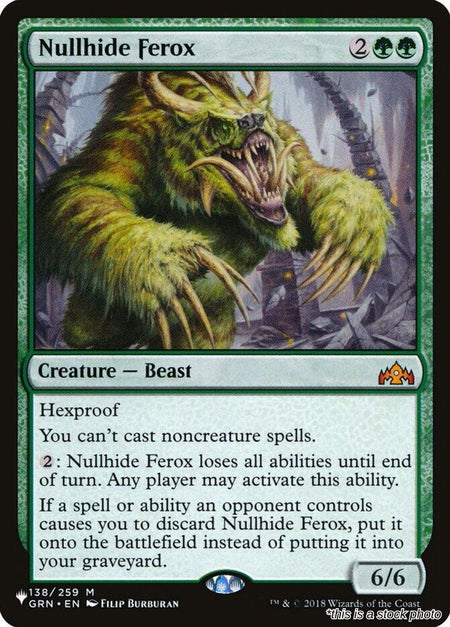 Nullhide Ferox