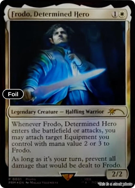 Frodo, Determined Hero