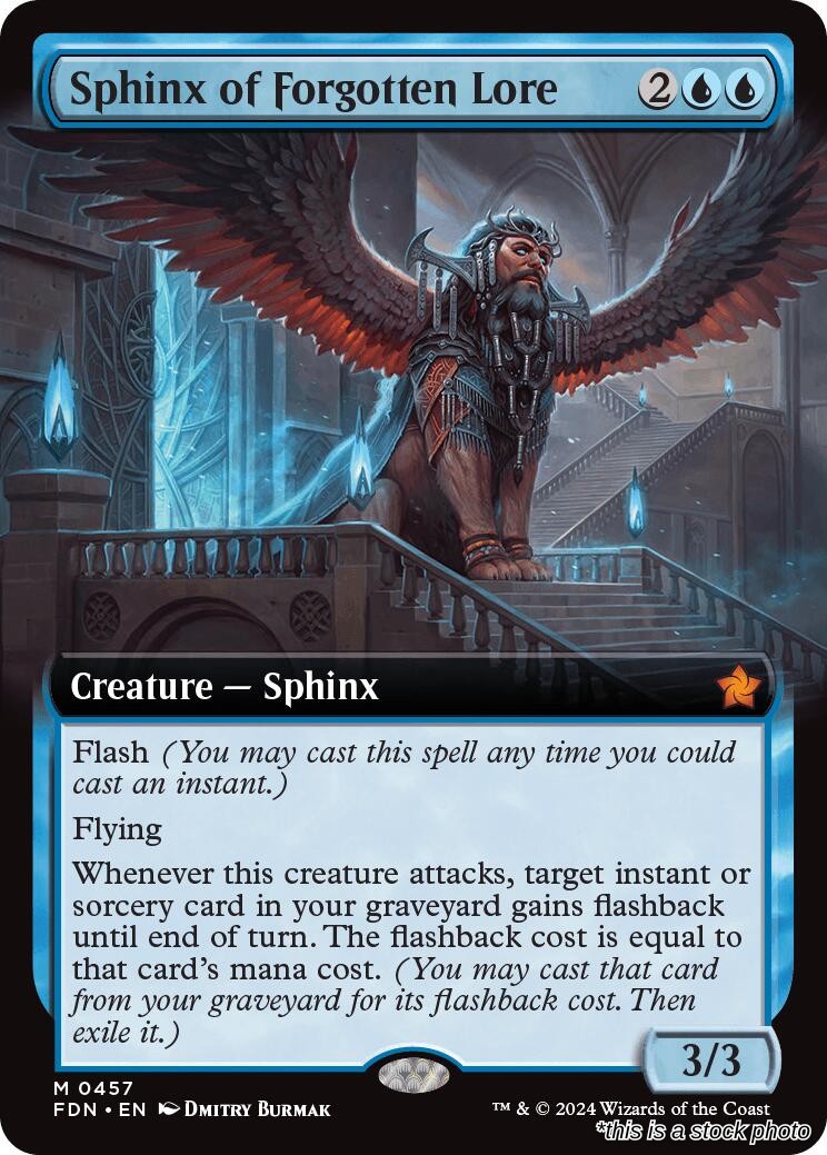 Sphinx of Forgotten Lore (Extended Art)