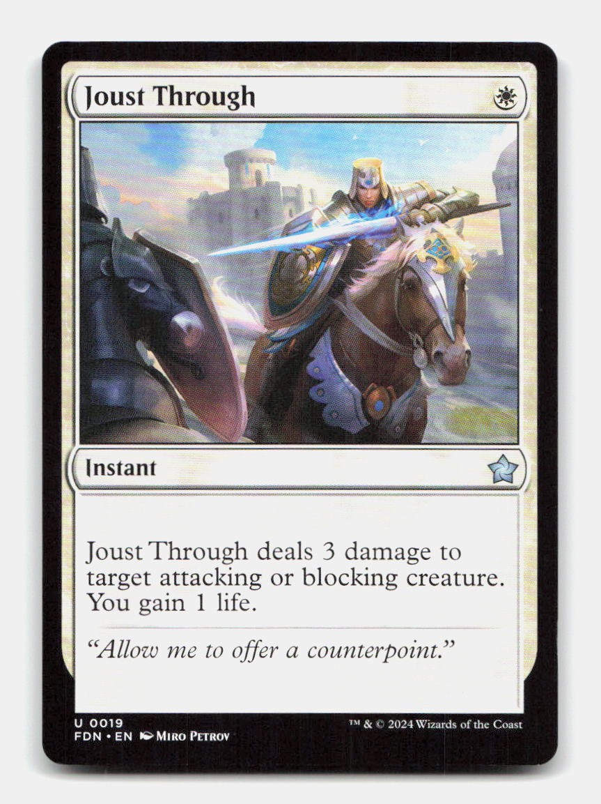 Joust Through