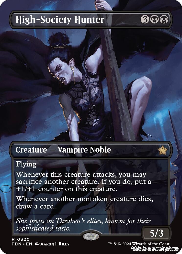 High-Society Hunter (Borderless)