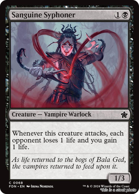 Sanguine Syphoner