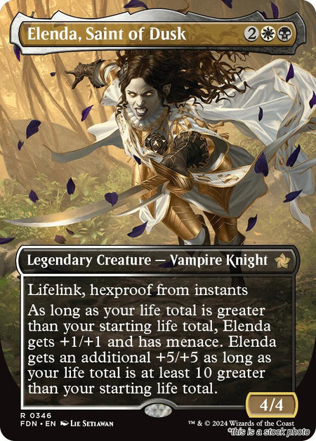 Elenda, Saint of Dusk (Borderless)