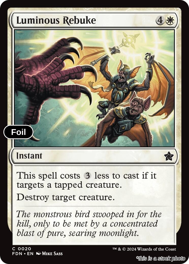 Luminous Rebuke