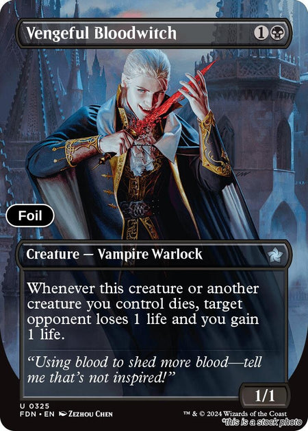 Vengeful Bloodwitch (Borderless)