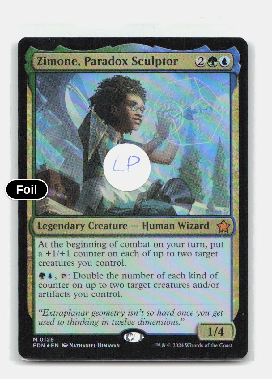 Zimone, Paradox Sculptor