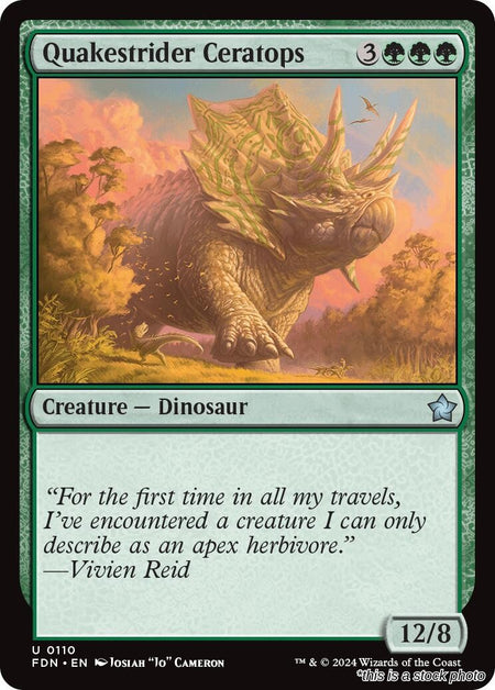 Quakestrider Ceratops