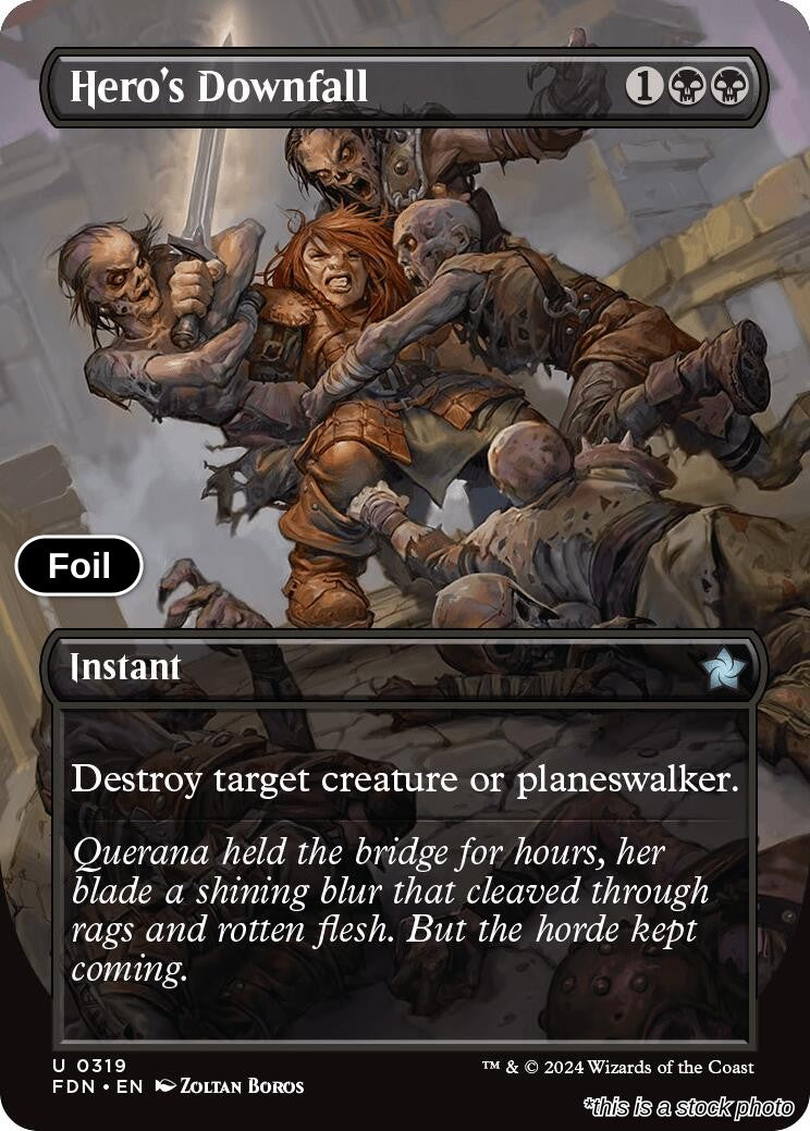 Hero's Downfall (Borderless)