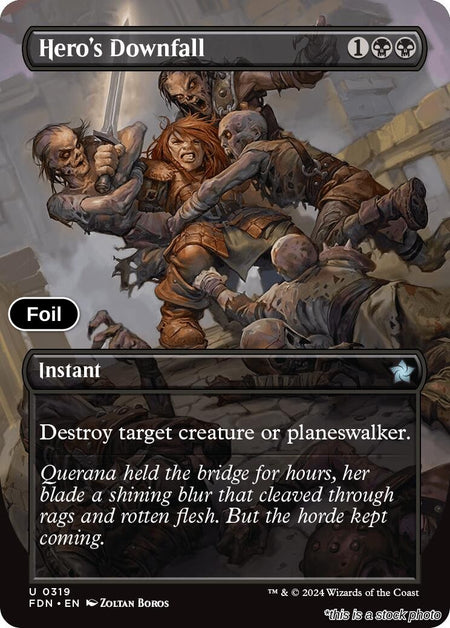 Hero's Downfall (Borderless)
