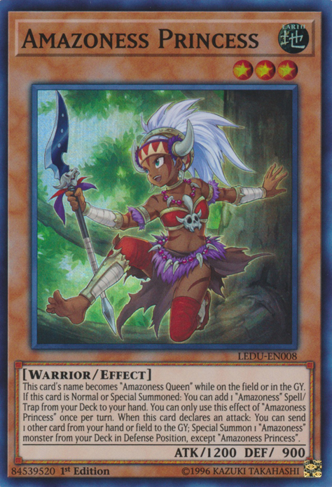 Amazoness Princess [LEDU-EN008] Super Rare