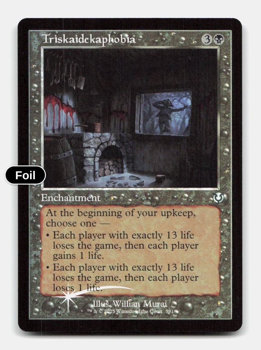 Triskaidekaphobia (Retro Frame)