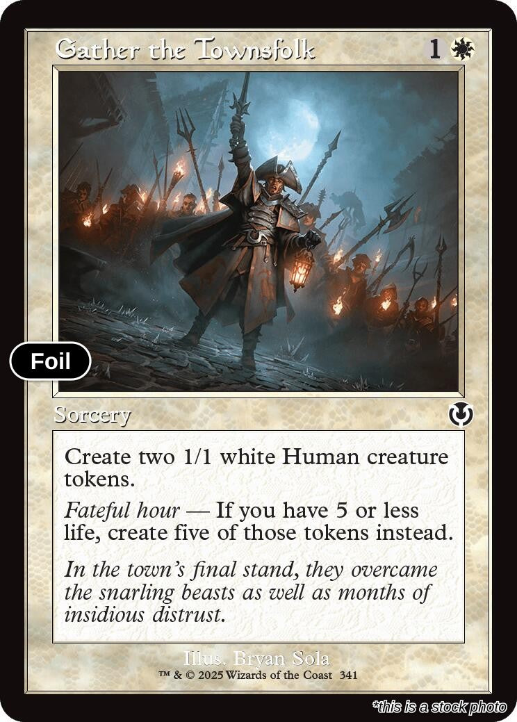 Gather the Townsfolk (Retro Frame)