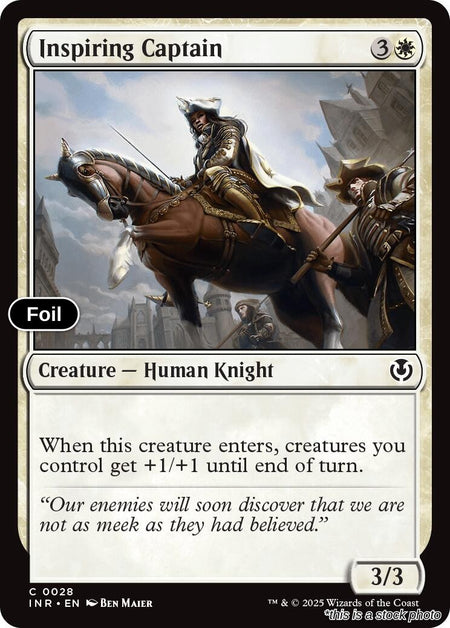 Inspiring Captain