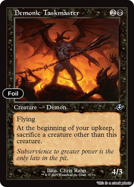 Demonic Taskmaster (Retro Frame)