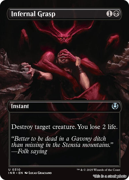 Infernal Grasp (Borderless)
