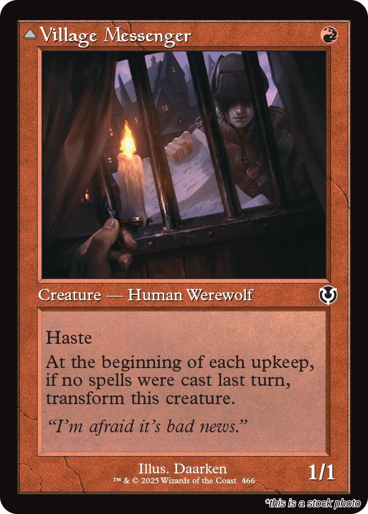 Village Messenger (Retro Frame)