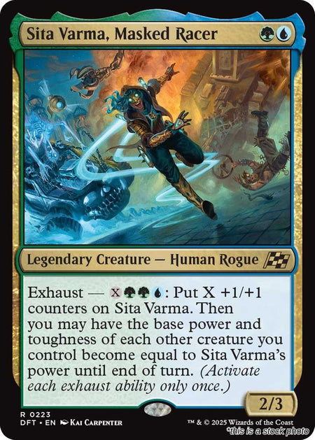 Sita Varma, Masked Racer
