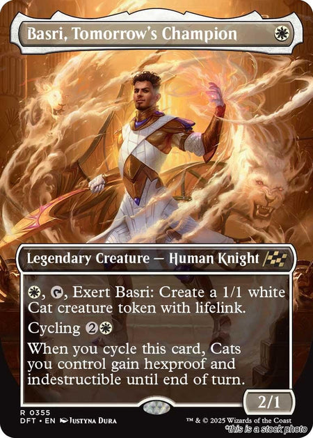 Basri, Tomorrow's Champion (Borderless)