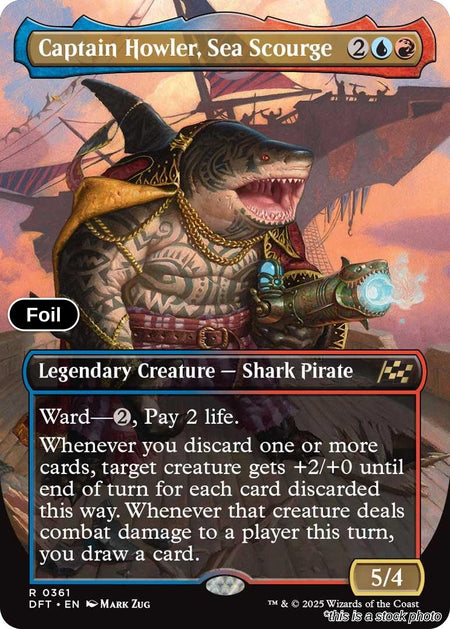 Captain Howler, Sea Scourge (Borderless)