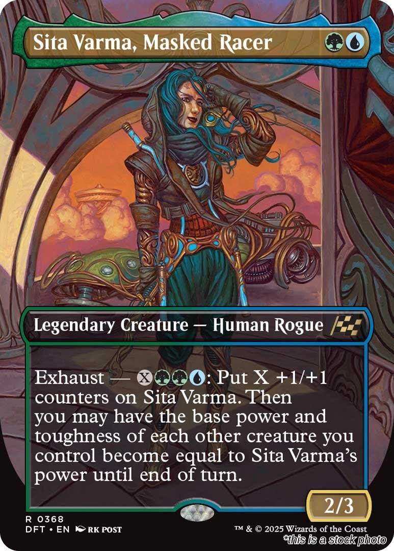 Sita Varma, Masked Racer (Borderless)