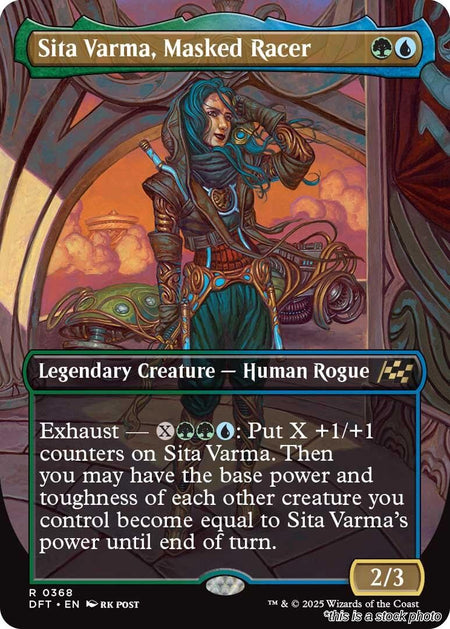 Sita Varma, Masked Racer (Borderless)