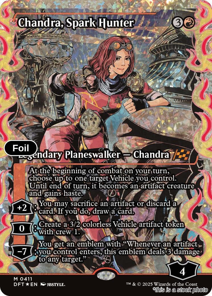 Chandra, Spark Hunter (Showcase) (Fracture Foil)