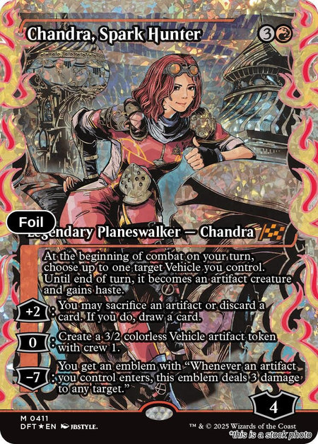 Chandra, Spark Hunter (Showcase) (Fracture Foil)
