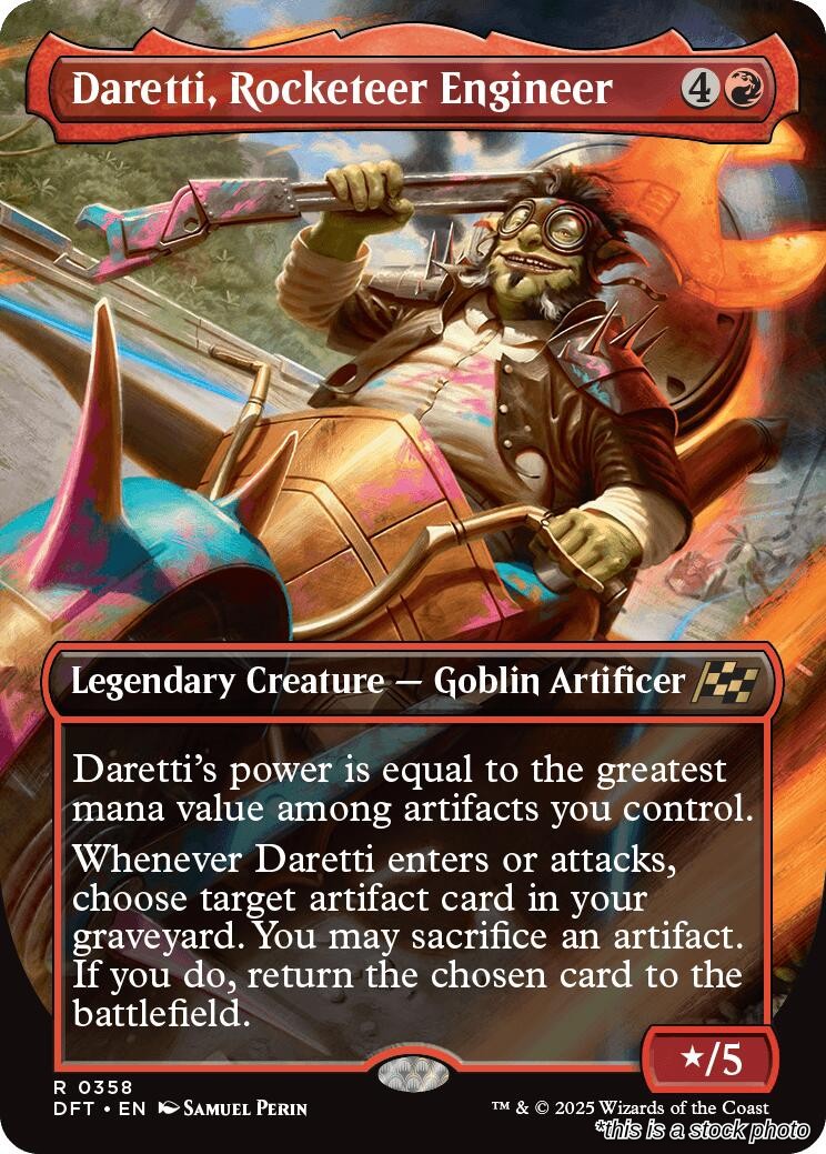 Daretti, Rocketeer Engineer (Borderless)