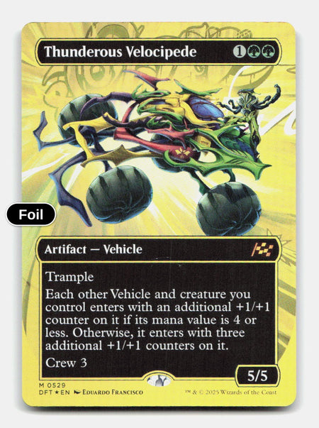 Thunderous Velocipede (Borderless) (First-Place Foil)