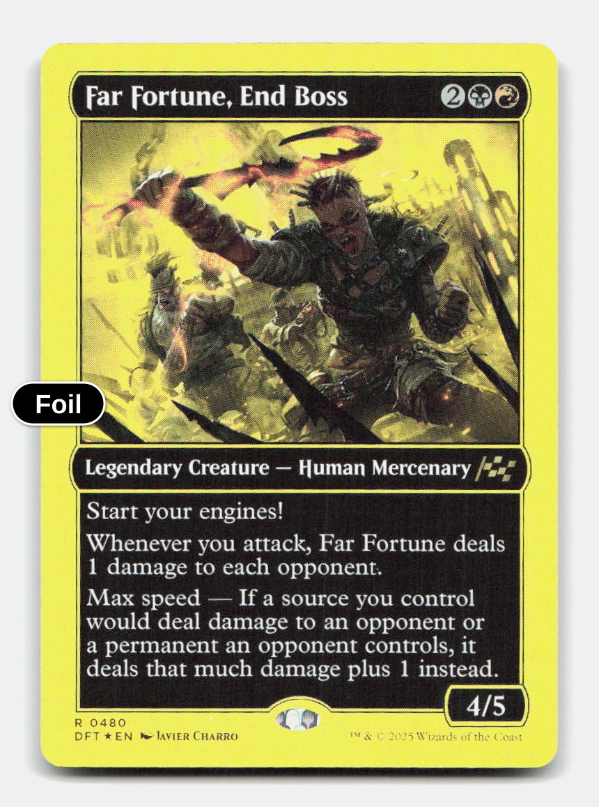 Far Fortune, End Boss (First-Place Foil)