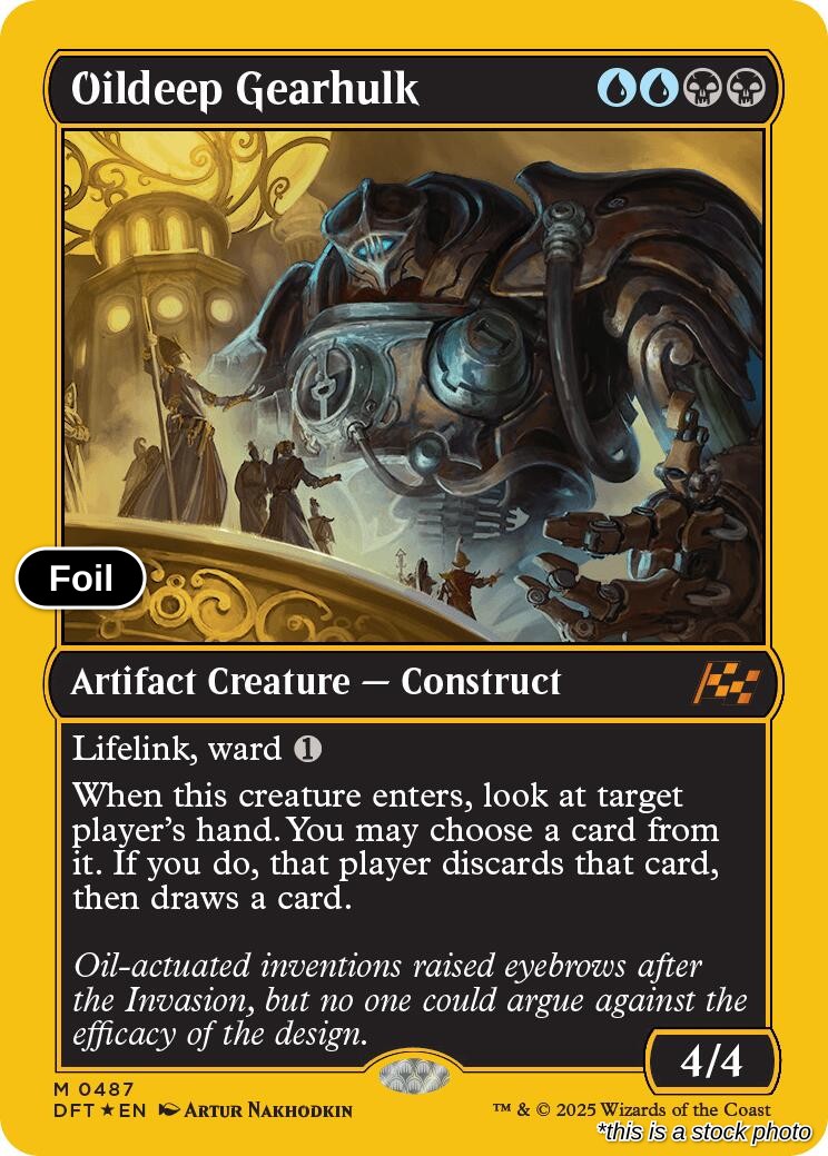 Oildeep Gearhulk (First-Place Foil)