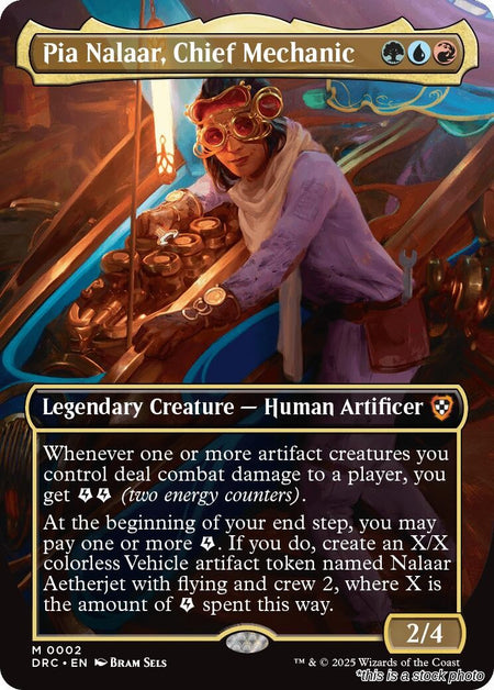 Pia Nalaar, Chief Mechanic (Borderless)