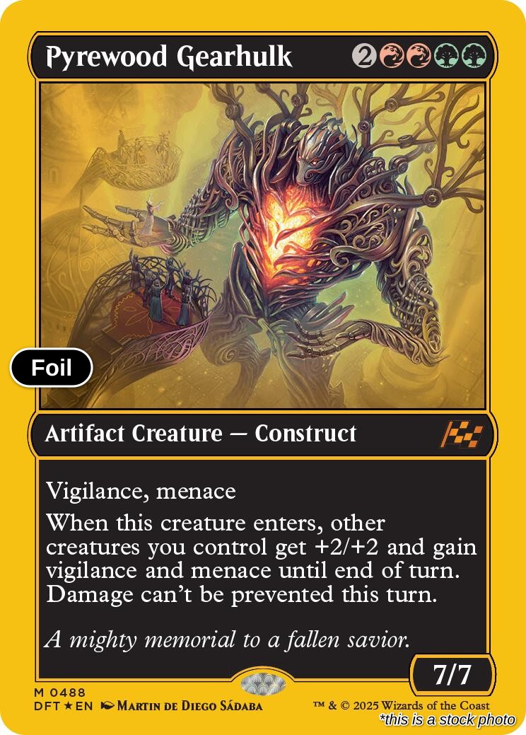 Pyrewood Gearhulk (First-Place Foil)