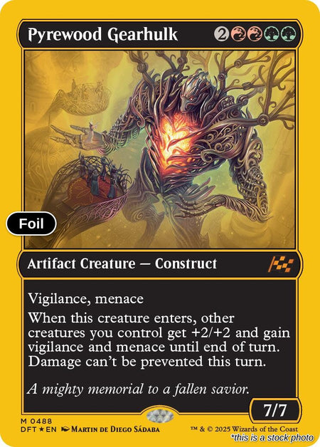 Pyrewood Gearhulk (First-Place Foil)