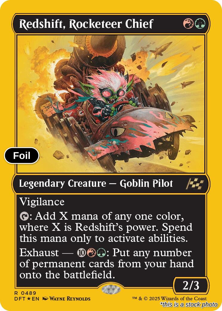 Redshift, Rocketeer Chief (First-Place Foil)