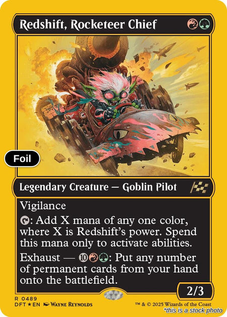 Redshift, Rocketeer Chief (First-Place Foil)