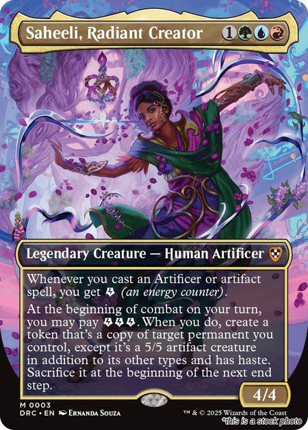 Saheeli, Radiant Creator (Borderless)