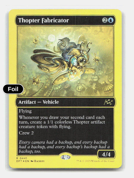 Thopter Fabricator (First-Place Foil)