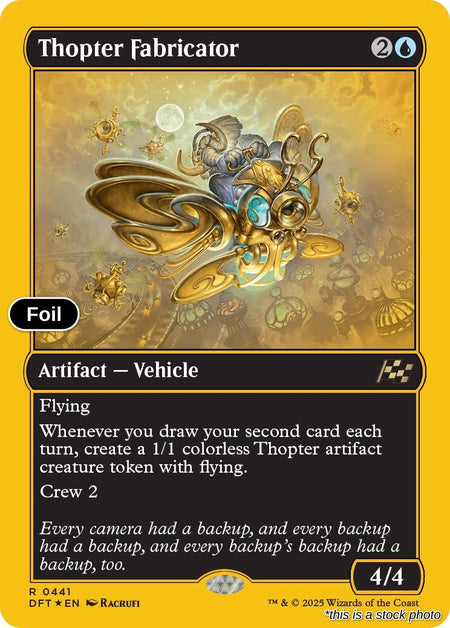 Thopter Fabricator (First-Place Foil)